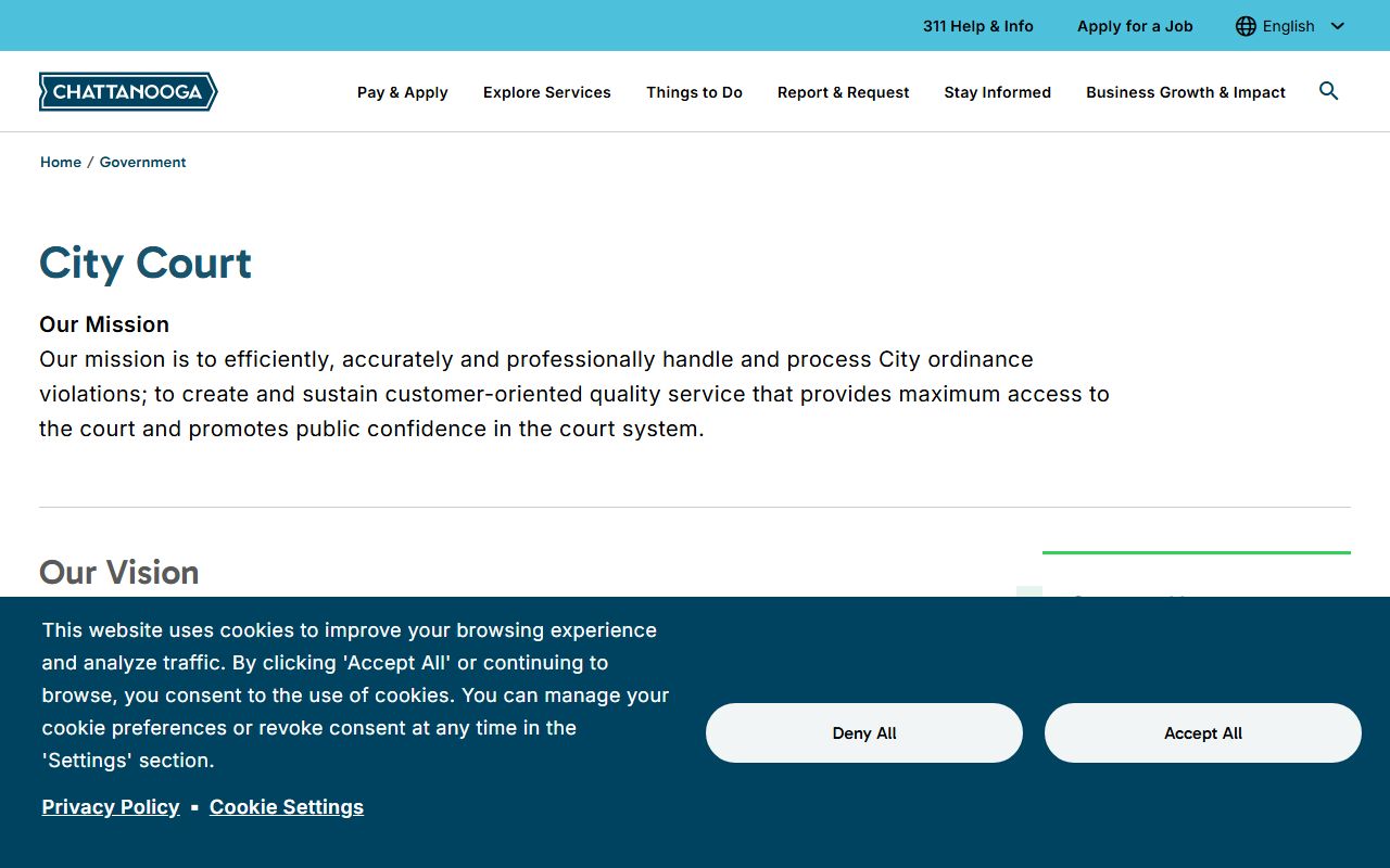 Chattanooga Residents Directory city court
