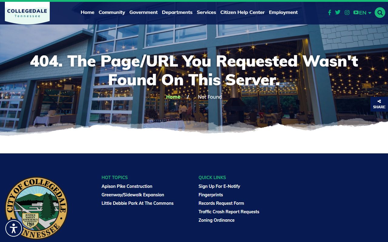 Collegedale Residents Directory police records source