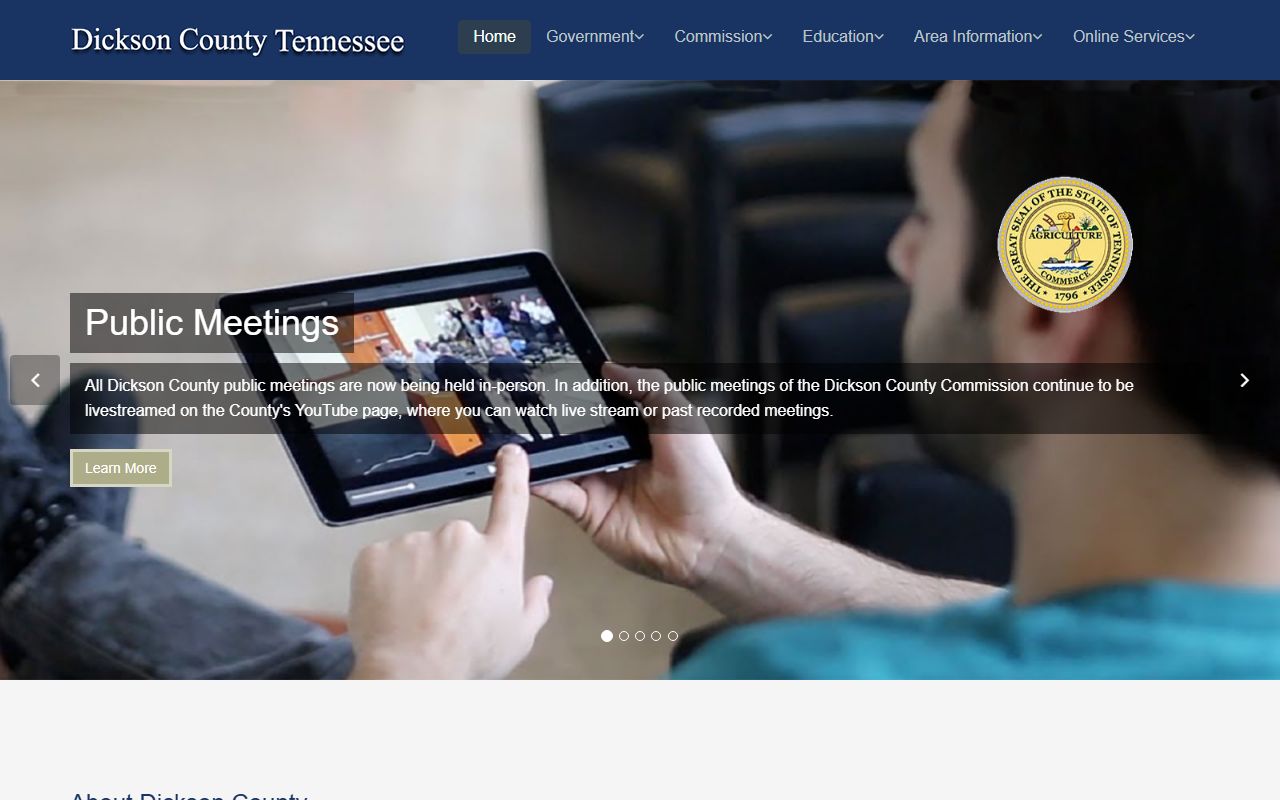 Dickson Residents Directory city website source