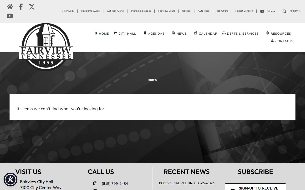 Fairview Residents Directory police records source