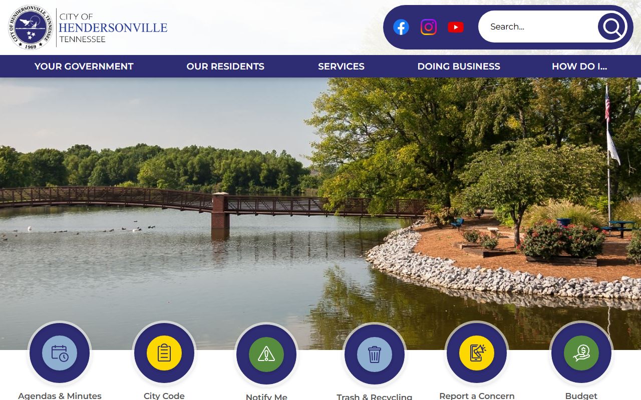 Hendersonville Residents Directory city website source
