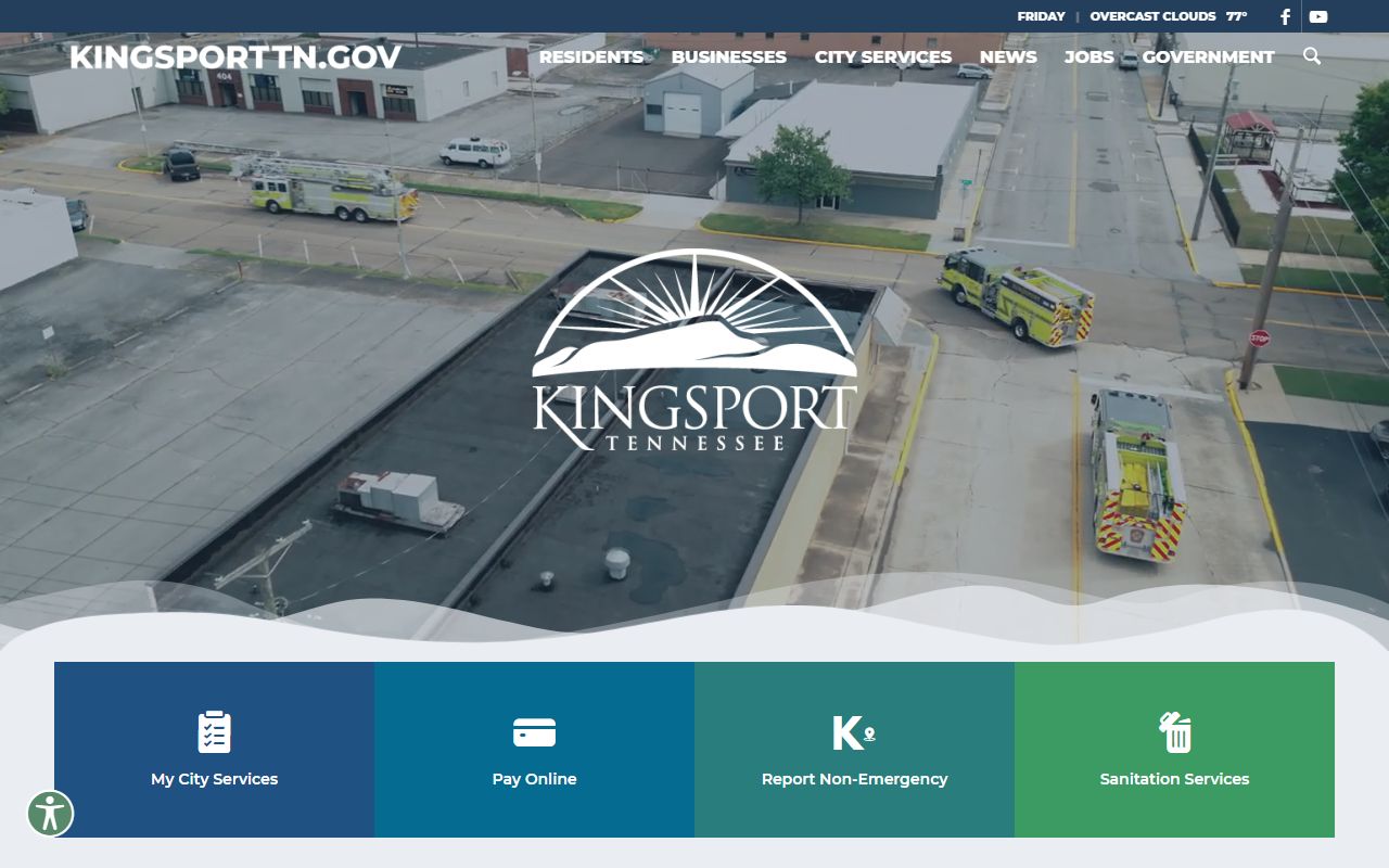 Kingsport Residents Directory city website source
