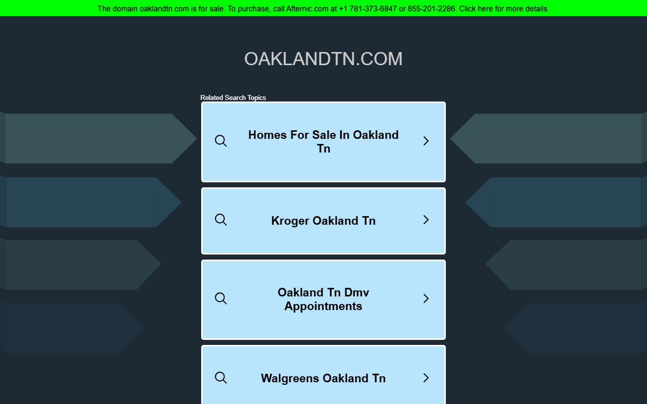Oakland Residents Directory town website source