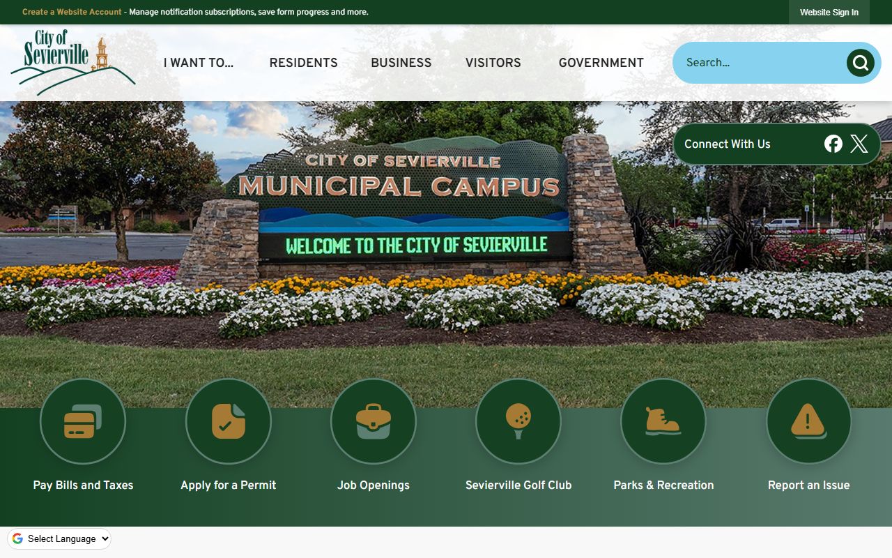 Sevierville Residents Directory city website source