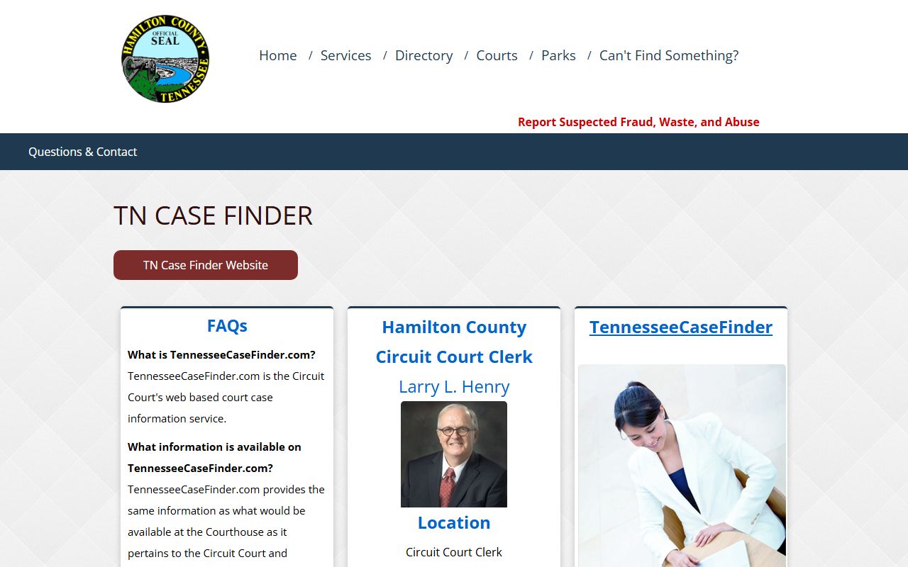 Hamilton County Residents Directory court search