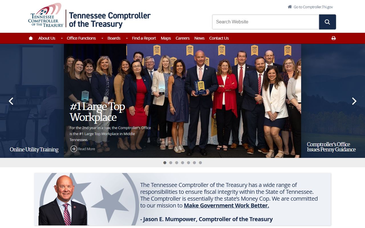 Tennessee Residents Directory property research through the Tennessee Comptroller